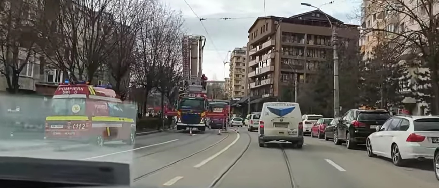 Sursă foto captură video Facebook Info Trafic Cluj-Napoca
