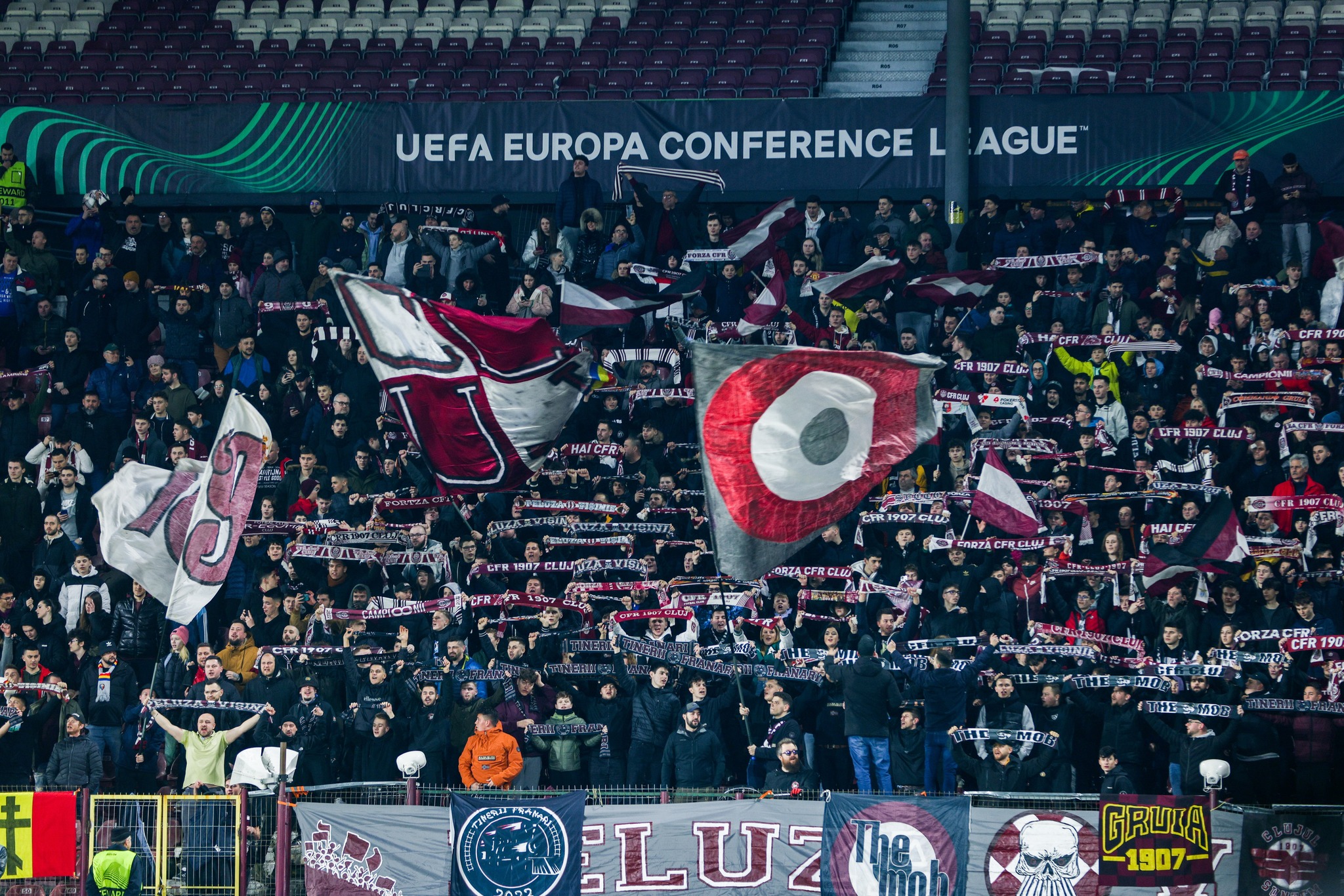 Suporterii CFR Cluj/FOTO: CFR Cluj - FacebookFacebook