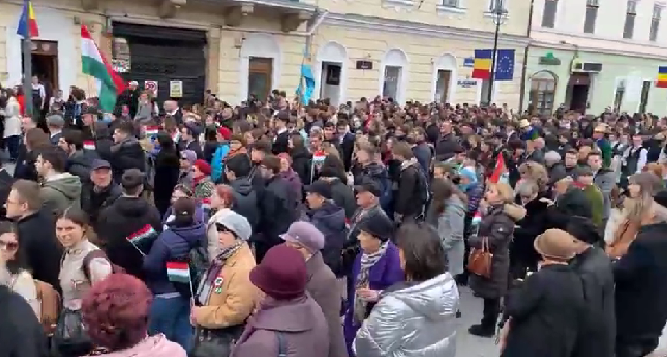 Ziua Maghiarilor de Pretutindeni la Cluj-Napoca 2023 / Foto: Facebook captură video - Csoma Botond