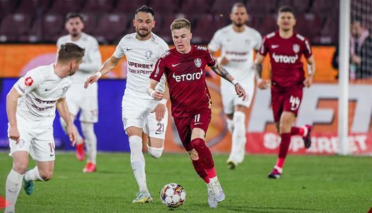 CFR a remizat cu Rapid în primul meci din play-off /FOTO: CFR Cluj 1907