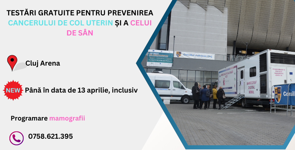 Se prelungește perioada de testare gratuită pentru cancerul de col uterin și cel de sân
