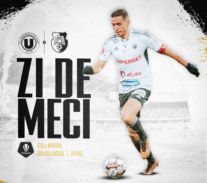 „U” Cluj o va întâlni pe FC Argeș /FOTO: FC Universitatea Cluj - Facebook