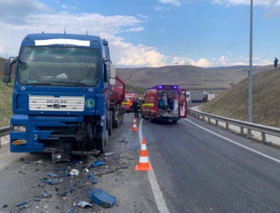 Accident grav pe A3 / Foto: ISU Cluj