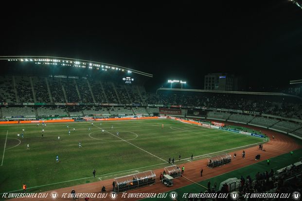 Alocare-record pentru U Cluj din bugetul local. FOTO: Facebook/ FC Universitatea Cluj