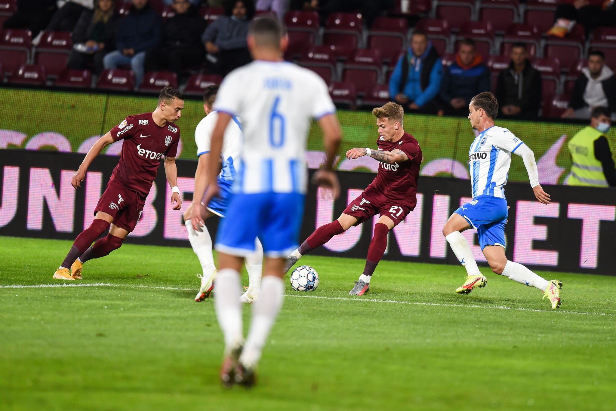 CFR Cluj va avea un avantaj în meciul cu Universitatea Craiova /FOTO: CFR Cluj - Facebook