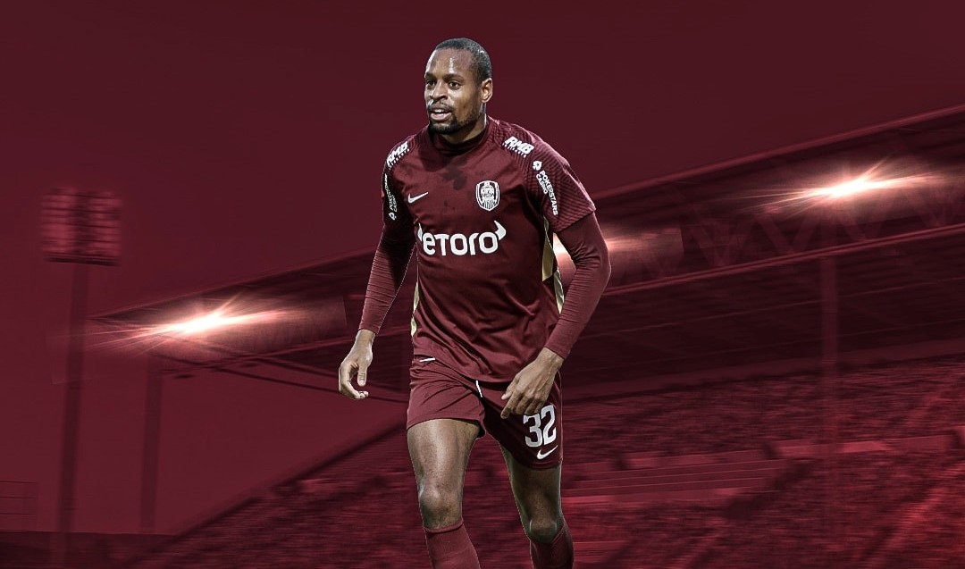Rangelo Janga a vorbit despre cum s-a adaptat în România /FOTO: CFR Cluj - Facebook