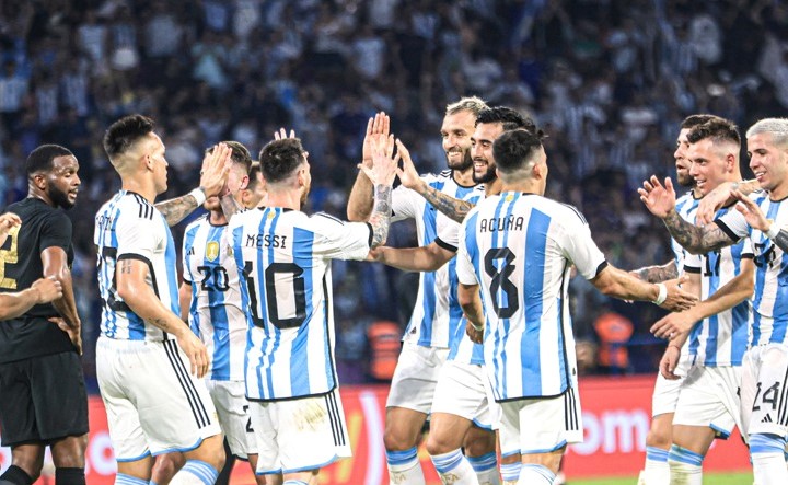 Argentina a învins Curaçao /FOTO: AFA - Selección Argentina - Facebook