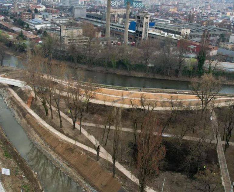 Lucrările la Parcul Armătura