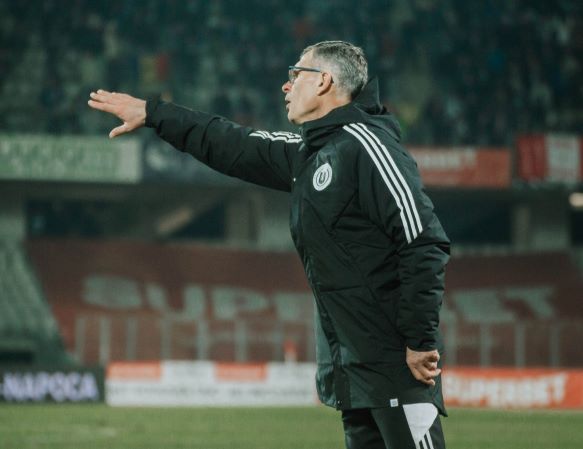 Ioan Ovidiu Sabău se așteptă la o partidă dificilă /FOTO: FC Universitatea Cluj - Facebook