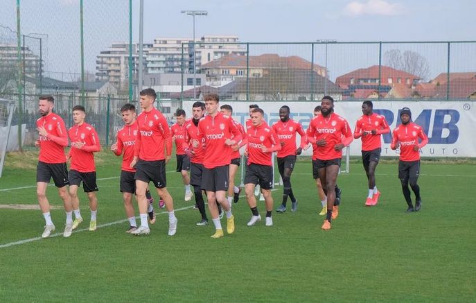 Jucătorii CFR Cluj /FOTO: CFR Cluj - Facebook