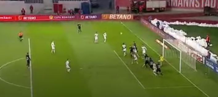 FC Hermannstadt – U Cluj 1-2/Foto: captură video