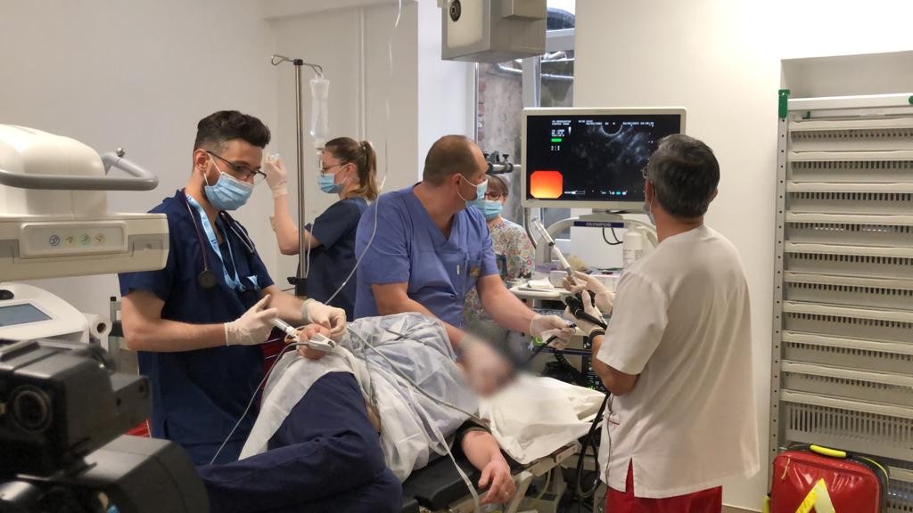 Primul pacient al Centrului de Endoscopie Intervențională