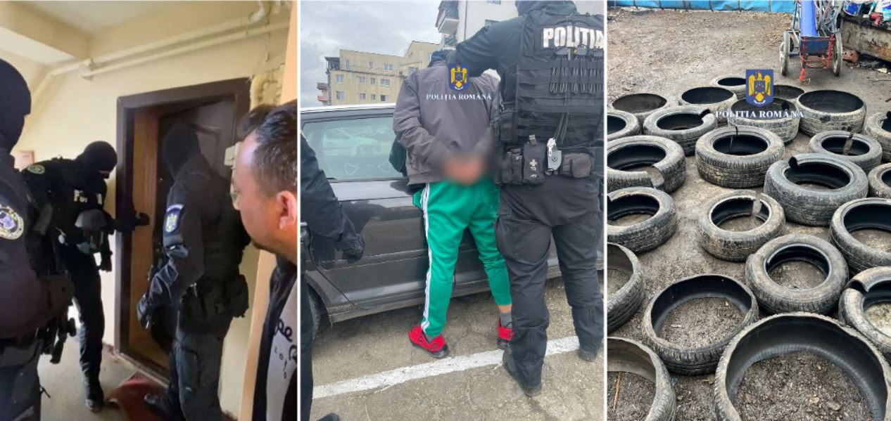 Hoții care au furat de la o firmă din Gilău