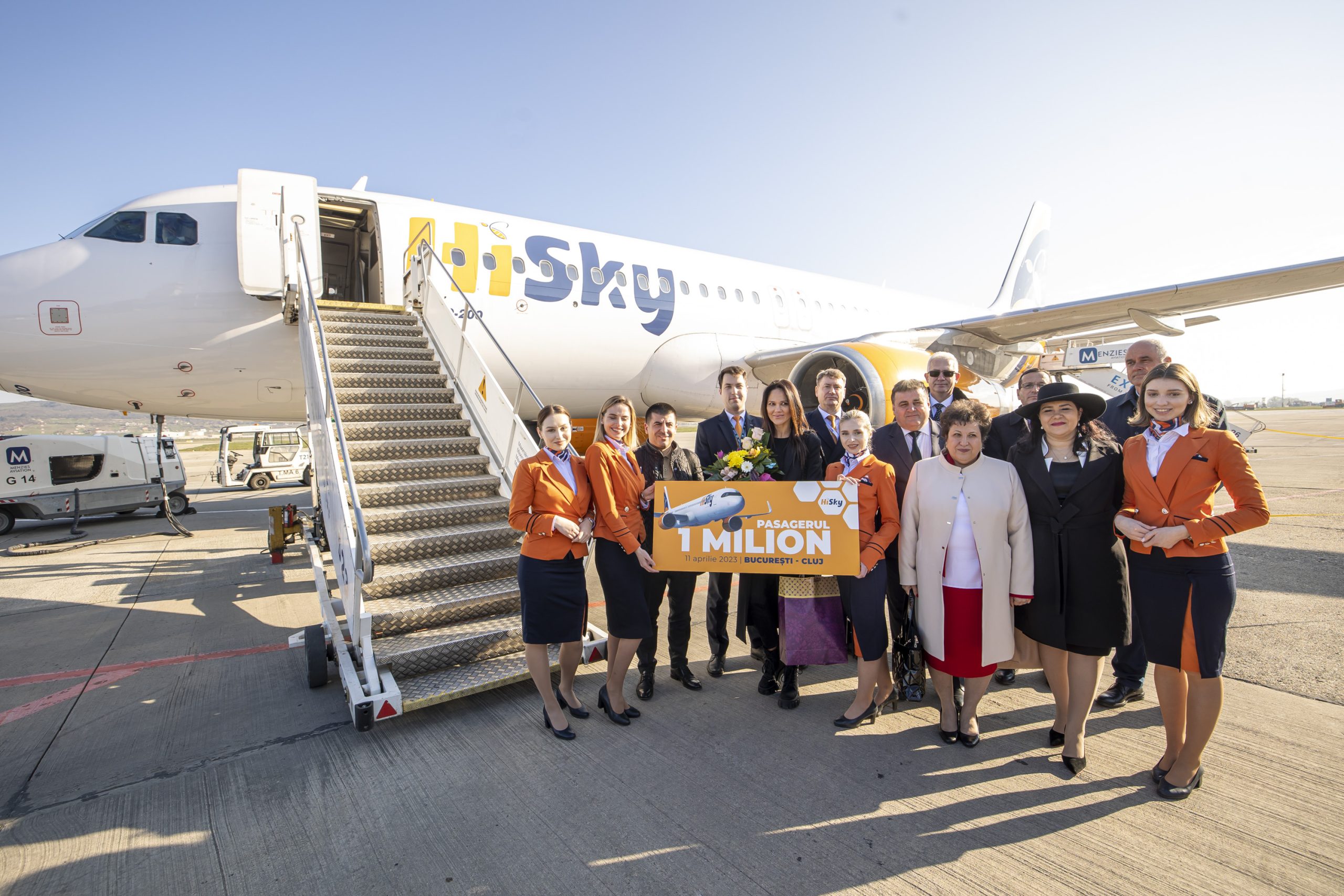 Compania aeriană HiSky și-a sărbătorit