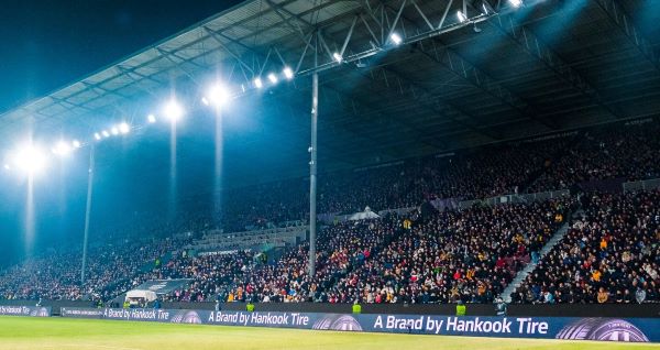 Suporterii CFR Cluj la meciul cu Lazio /FOTO: CFR Cluj - Facebook