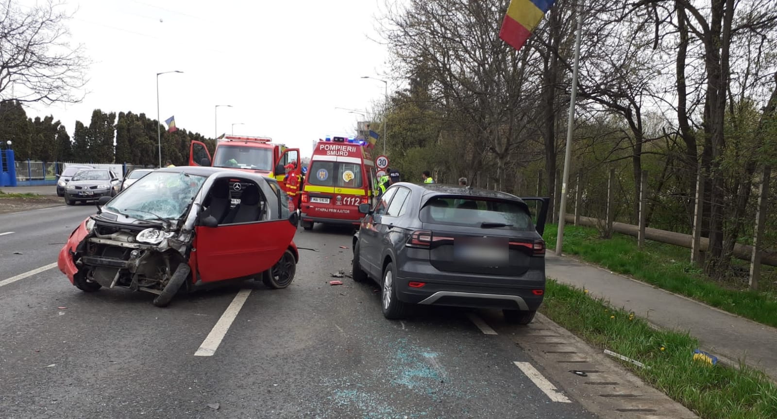 Un accident rutier a avut loc