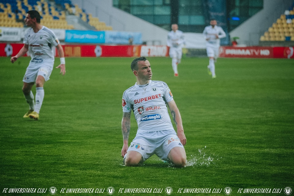Dan Nistor la primul gol în tricoul Universității