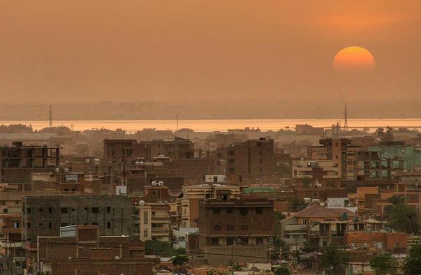 Apus deasupra capitalei Khartoum /FOTO:  Ahmed Rabea - Flickr