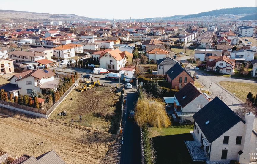 Zona cartierului Terra se modernizează + drum cu acces direct în DN1/captură foto: Bogdan Pivariu Facebook.com