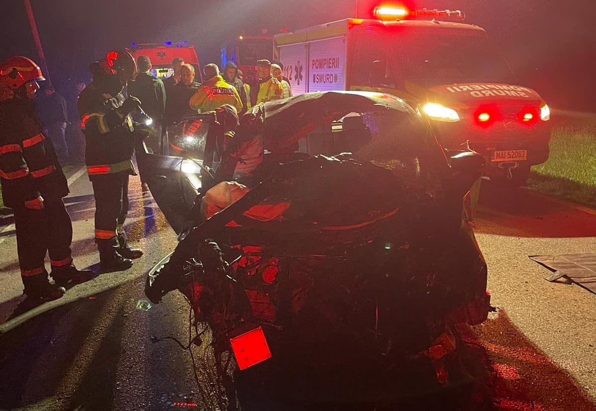 Accident mortal în Prahova. Un tânăr de 23 de ani a murit pe loc. FOTO: IPJ Prahova