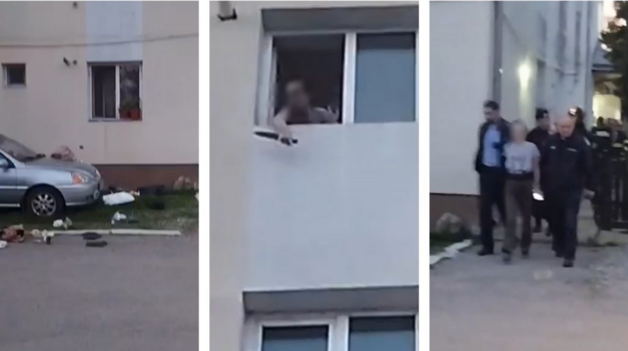O femeie din Dej şi-a terorizat vecinii de bloc