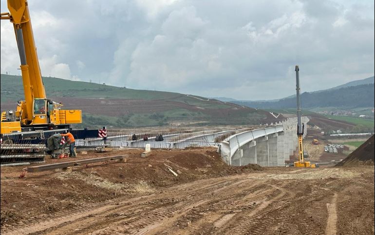 Controale pe șantierele A3/Foto: Compania Națională de Administrare a Infrastructurii Rutiere Facebook.com
