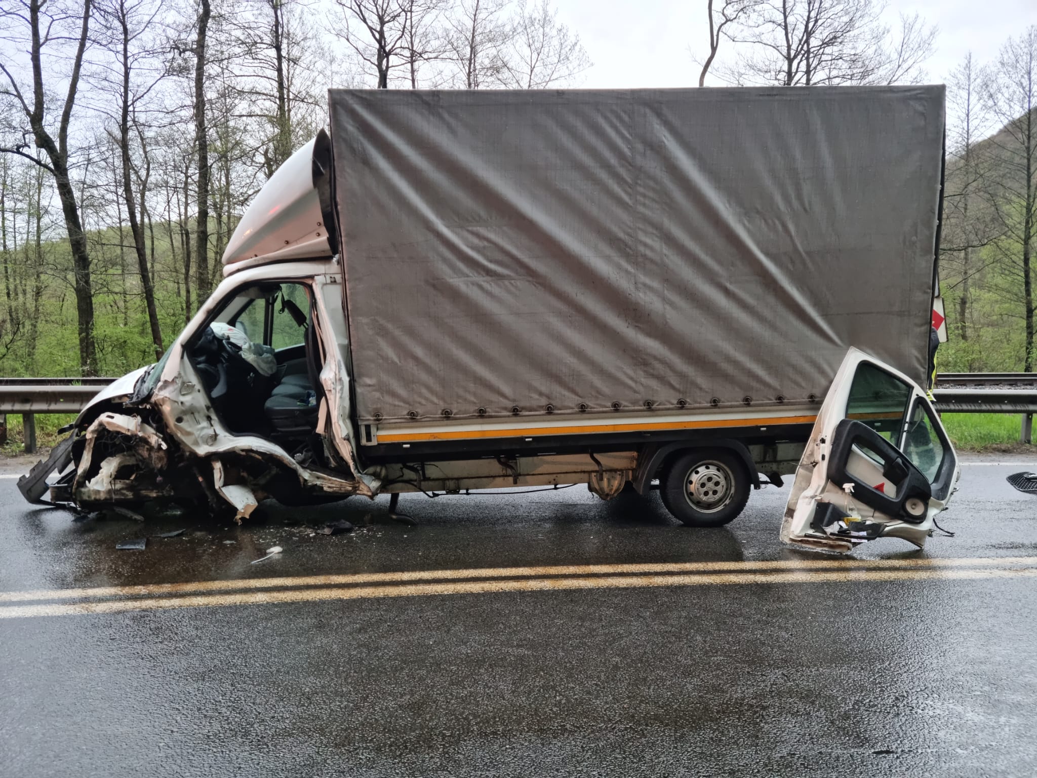Accident grav la Negreni / Foto: IPJ Cluj