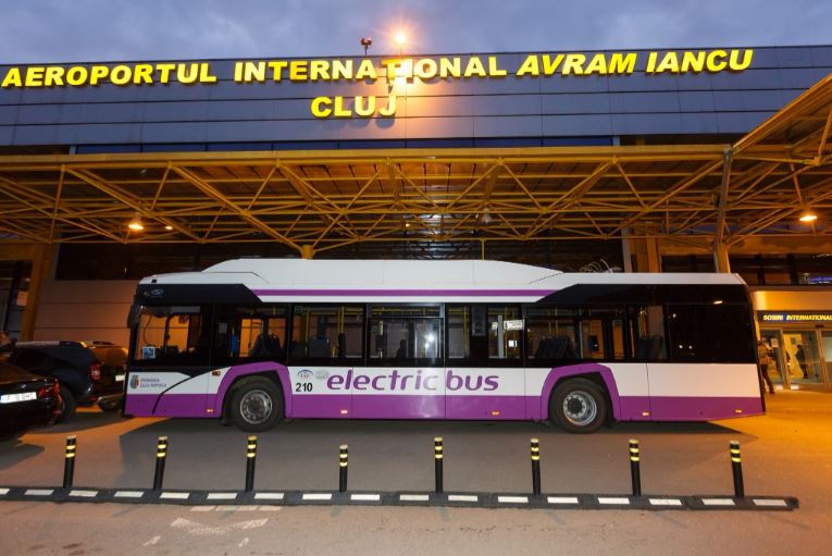 Linie de bus cu tarif special pe direcția Aeroport-Piața Mihai Viteazul/Foto: Compania de Transport Public Cluj-Napoca Facebook.com