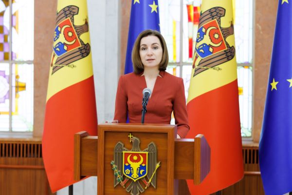 Maia Sandu în cadrul unui discurs /FOTO: Maia Sandu - Facebook