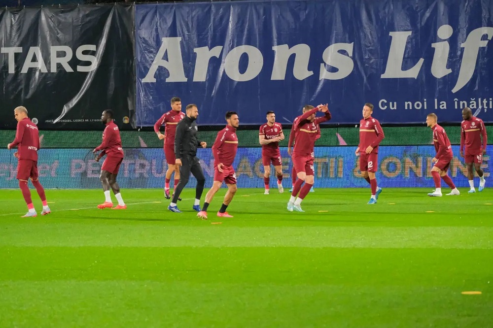 Antrenament jucători CFR Cluj. Foto Facebook Fotbal Club CFR 1907 Cluj