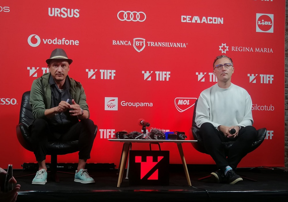 Mihai Chirilov și Tudor Giurgiu au vorbit despre noutățile TIFF 2023. Foto monitorulcj.ro