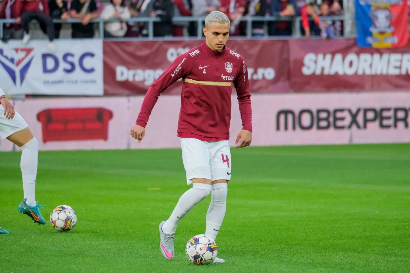 Cristi Manea la un antrenament /FOTO: CFR Cluj - Facebook