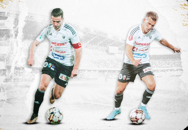 Alexandru Chipciu și Martin Remacle au fost aleși în echipa etapei /FOTO: FC Universitatea Cluj - Facebook