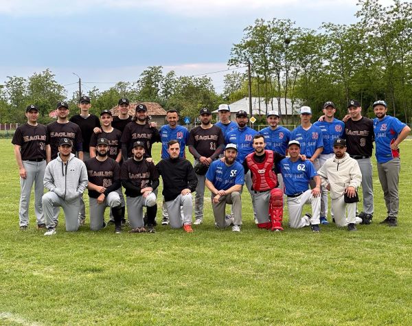 Eagles Cluj împreună cu Thunder Wolves Botoșani /FOTO: Eagles Cluj - Baseball & Softball - Facebook