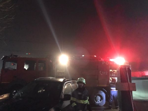 Un incendiu a izbucnit