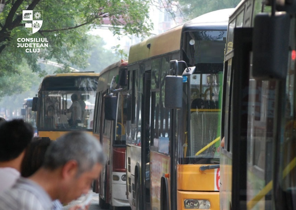 Transport public județean / Foto: Consiliul Județean Cluj