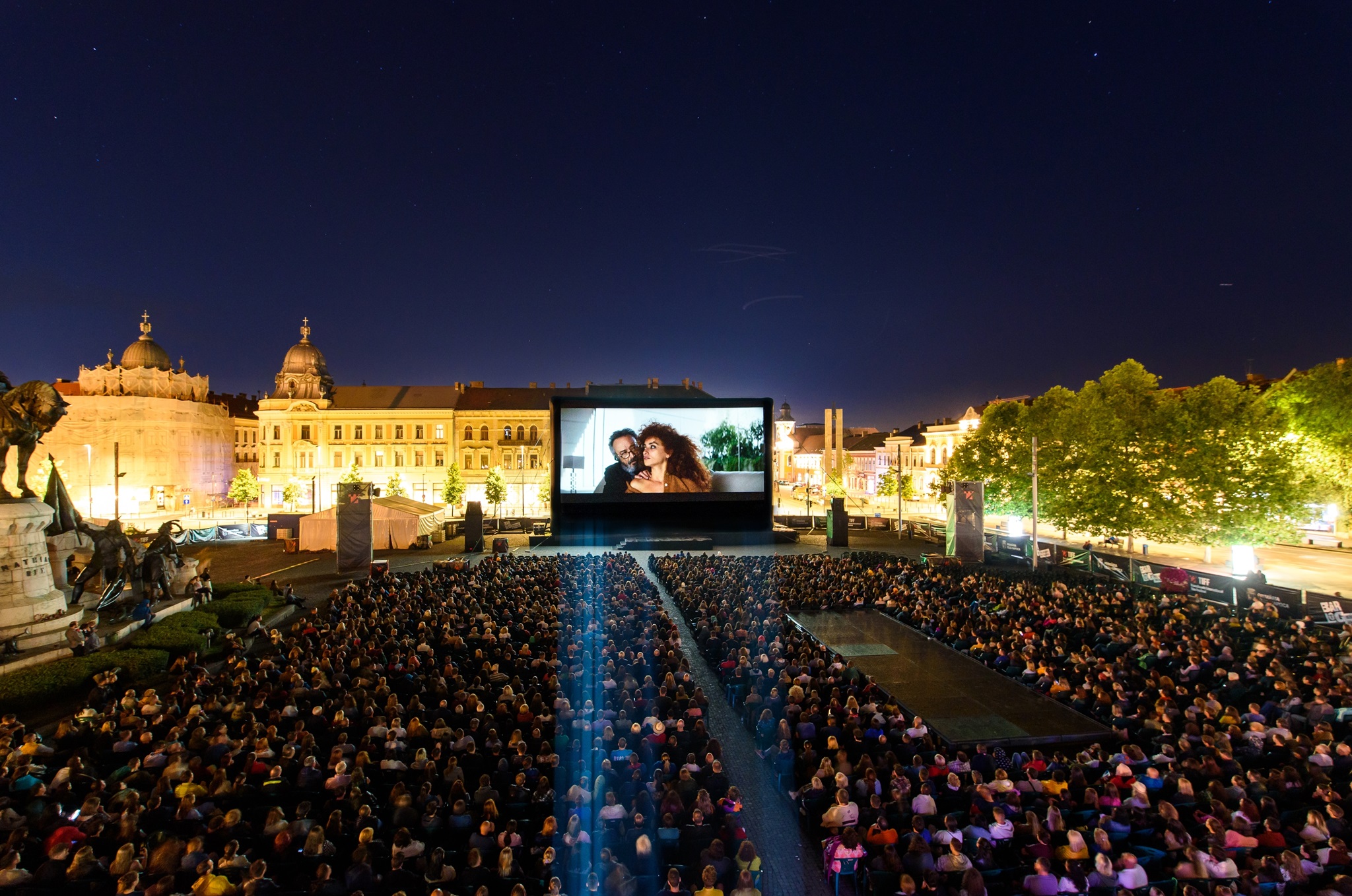 TIFF 2022 - în Piața Unirii / Foto: Facebook TIFF - Nicu Cherciu