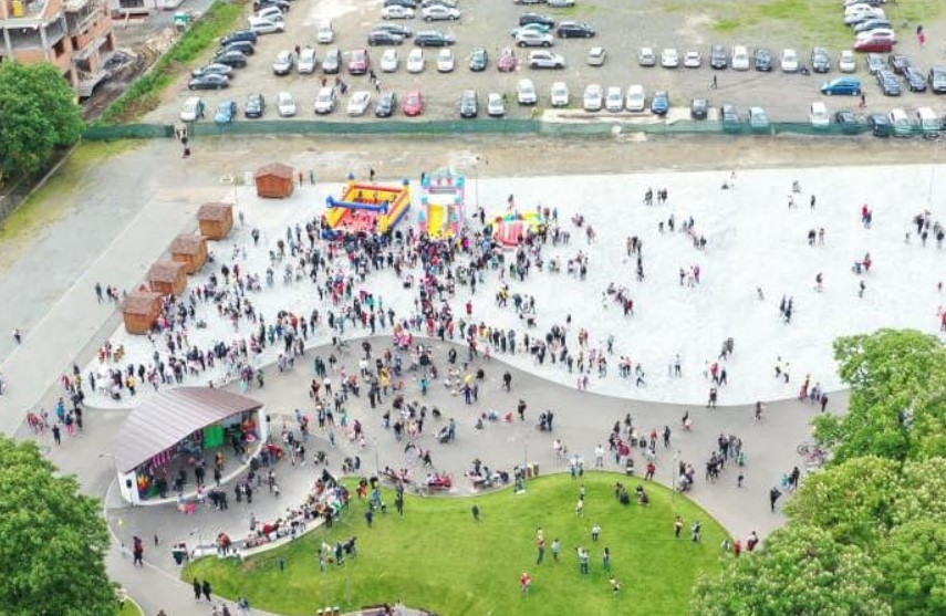 Parcul Poligon din Florești/ Foto: Bogdan Pivariu - Facebook