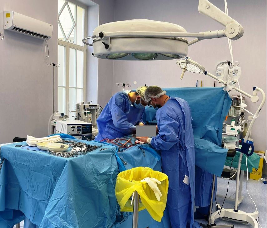 Prelevare de organe de la un bărbat aflat în moarte cerebrală / Foto: Facebook - Spitalul Clinic de Urgență Sibiu