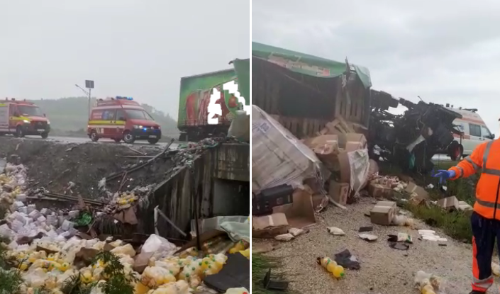 Accident mortal în județul Cluj - 06.06.2023 / Foto: ISU Cluj