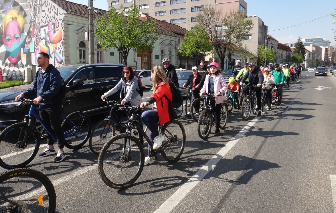 Marșul Bicicliștilor Clujeni / Foto: Facebook - Clubul de Cicloturism „Napoca”