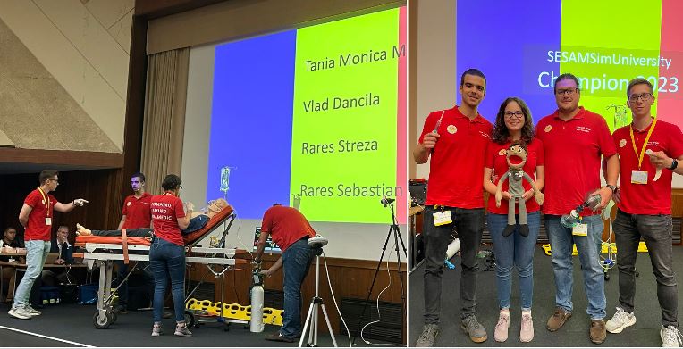 Studenți ai UMF Cluj și voluntari SMURD