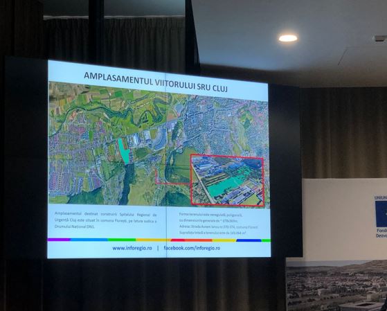 Amplasamentul viitorului Spital Regional de Urgență Cluj