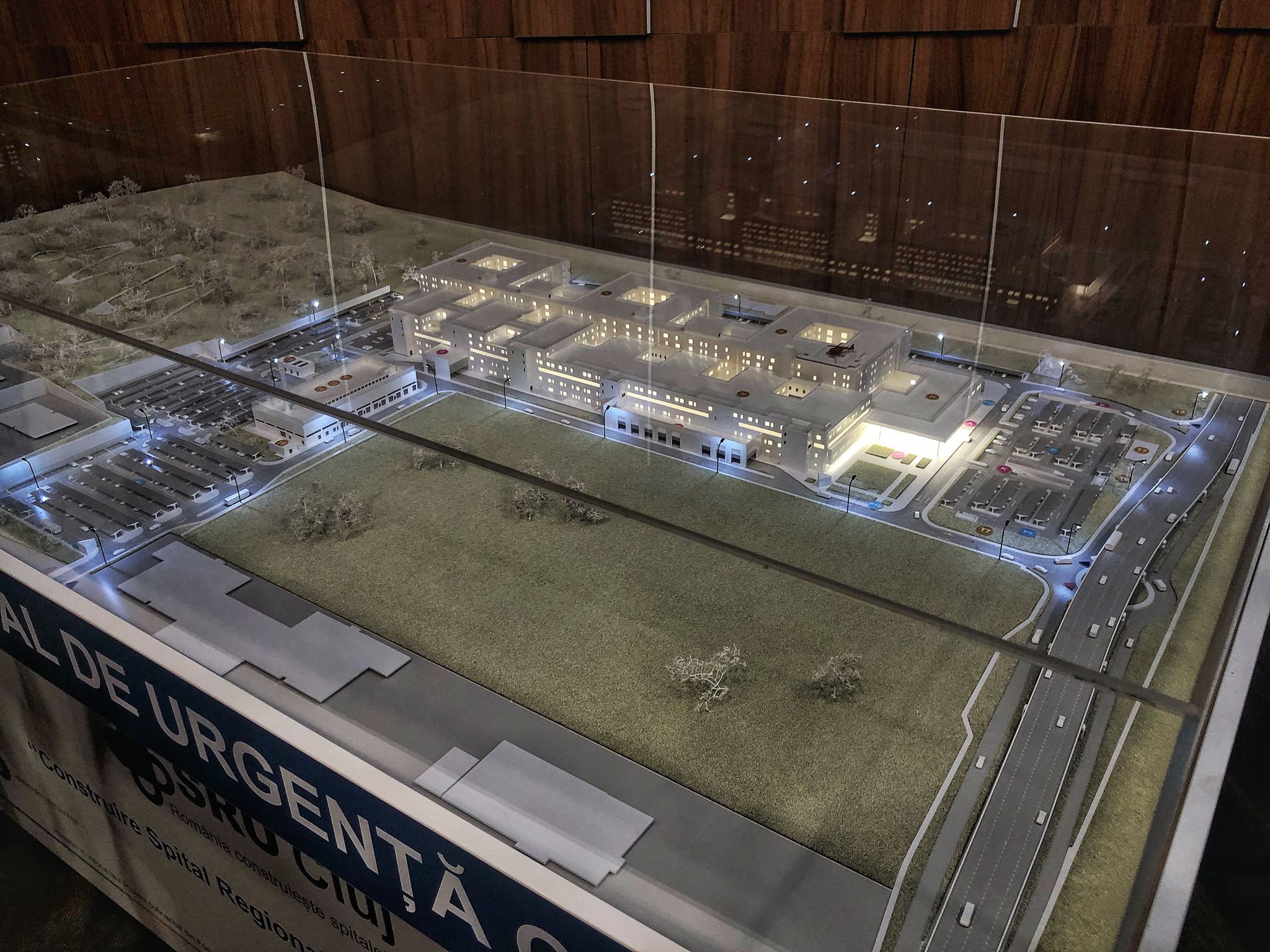 Model 3D al Spitalului Regional de Urgență Cluj / Foto: monitorulcj.ro