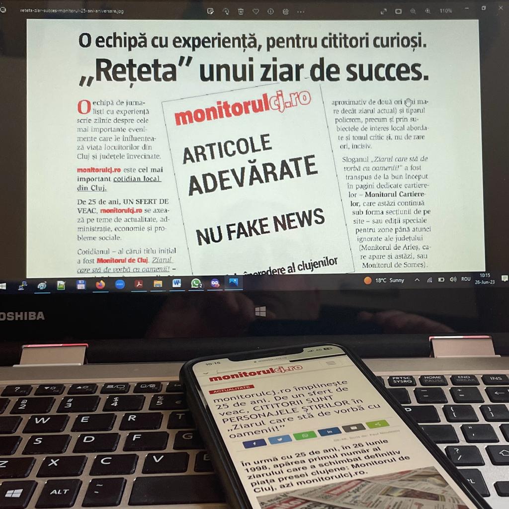 După 25 de ani de prezență neîntreruptă pe piața mass media clujeană