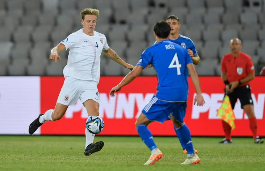 Echipa Italiei contra echipa Norvegiei/ Foto: uefa.com