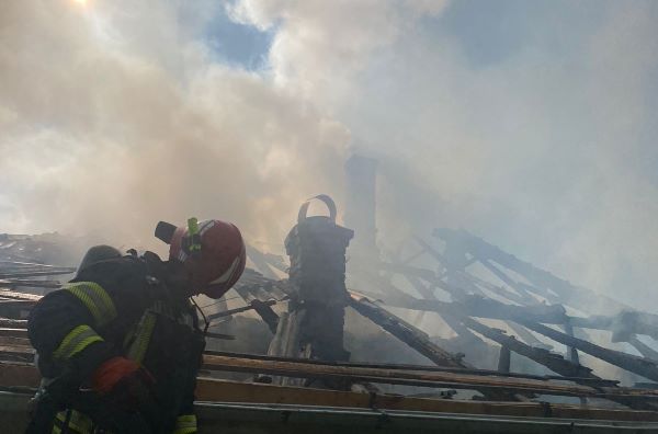 Un incendiu a izbucnit