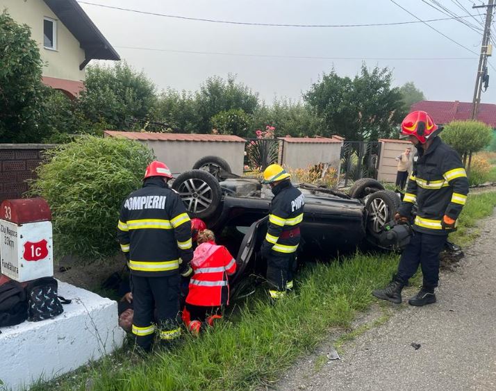 Accident rutier în localitatea Fundătura