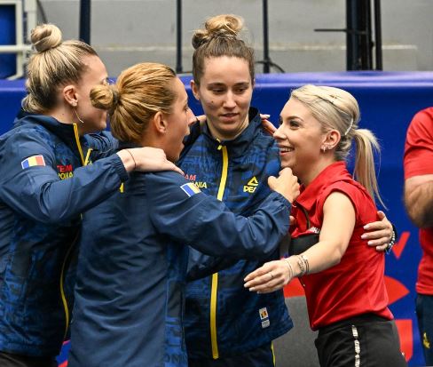 Aur pentru România la europenele de tenis de masă. Echipa feminină a României a învins în finală formaţia Germaniei/Foto: Federația Română de Tenis de masă a României Facebook.com