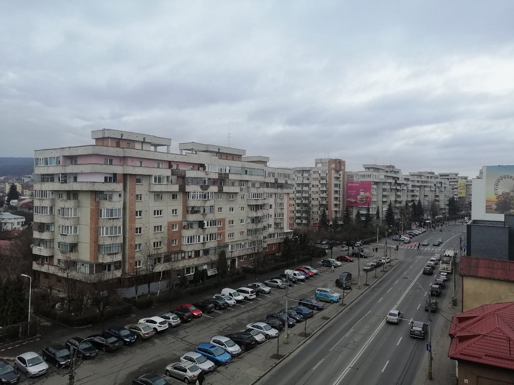 Vedere de ansamblu Calea Mănăștur din Cluj